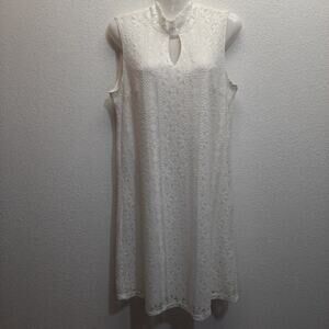 Libby Edelman Off-White Lace Dress l Size: S